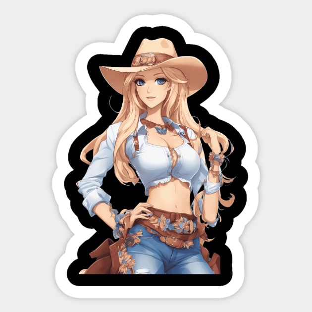 Farm Girl Sticker by animegirlnft